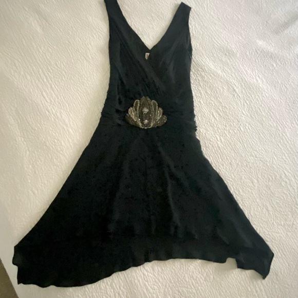 NWT-HH haute hippie Black Chiffon Dress - Picture 14 of 16